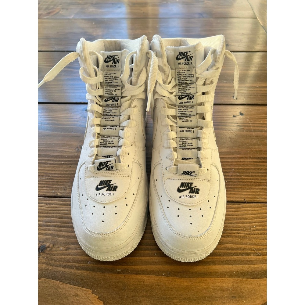 Nike Air Force 1 High 07 LV8 3 White Black CJ1385-100 Mens Size 9